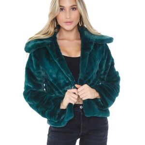 Charlie Holiday Sundays Faux Fur Jacket